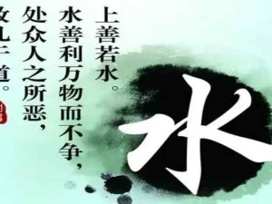 職場(chǎng)法則之上善若水：居善地、心善淵、與善仁、言善信、正善治、事善能、動(dòng)善時(shí)